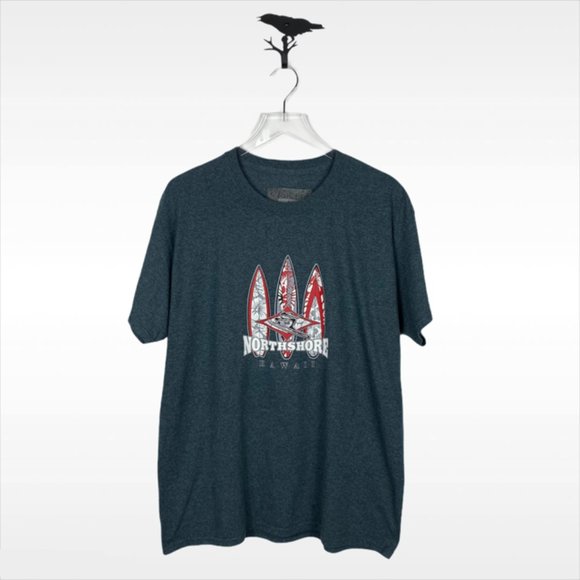 Anvil North Shore Graphic Short Sleeve T-Shirt - Picture 1 of 5